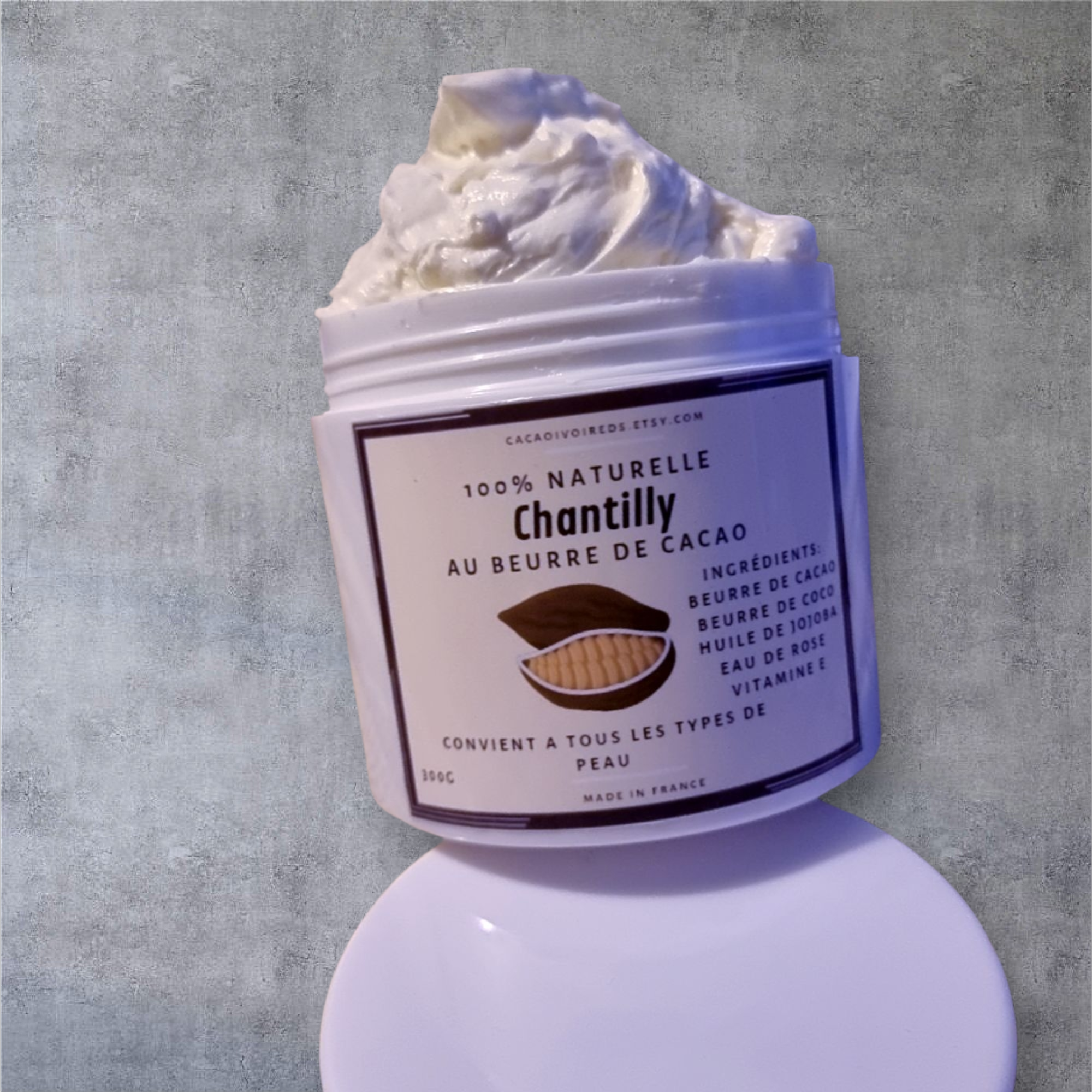 Chantilly Corporelle au Beurre de Cacao
